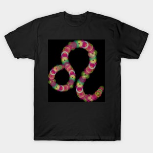 Spirograph Leo Zodiac Horoscope Symbol T-Shirt